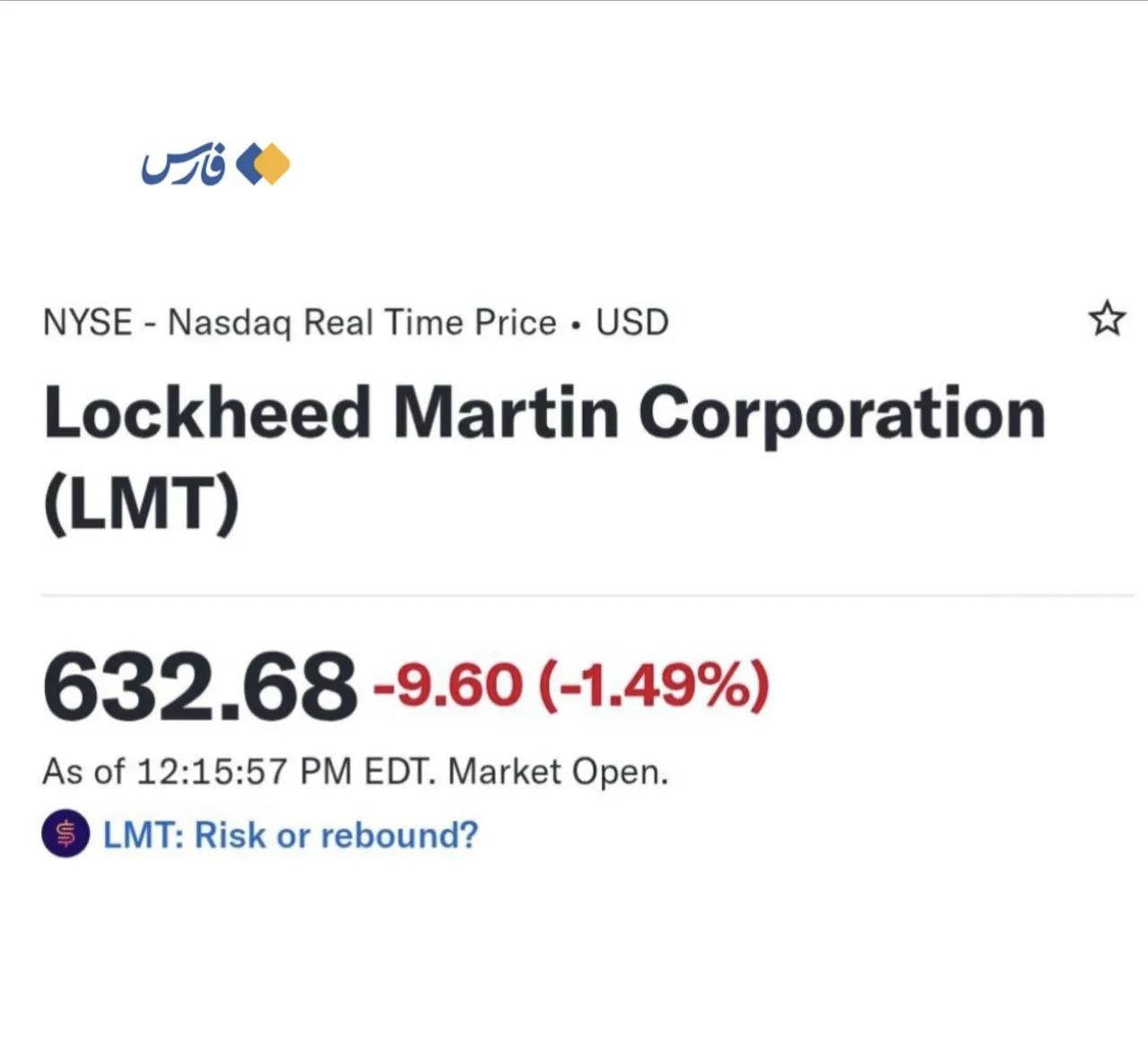 伊朗防空导弹击中美国空军F-35隐身战斗机后，F-35的主承包商洛克希德・马丁公