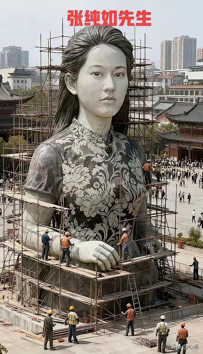 淮安那座张纯如雕像，刻着民族不屈的风骨，替三十万冤魂守住真相。
 
淮安那座张纯