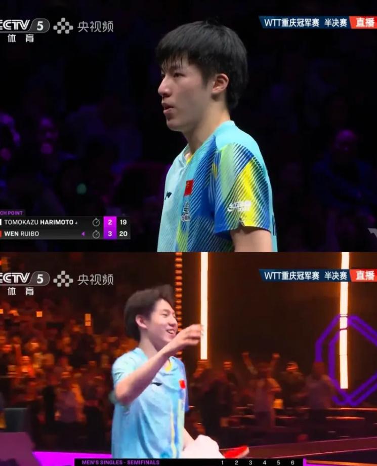 温瑞博迎战张本智和！
国乒00后小将不畏强手，敢拼敢冲，每一分都全力以赴。输赢不