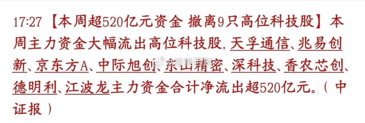 明天超级利空，数据不会说谎，有你的吗？涉及光通信和半导体龙头统计周期是上周5个交