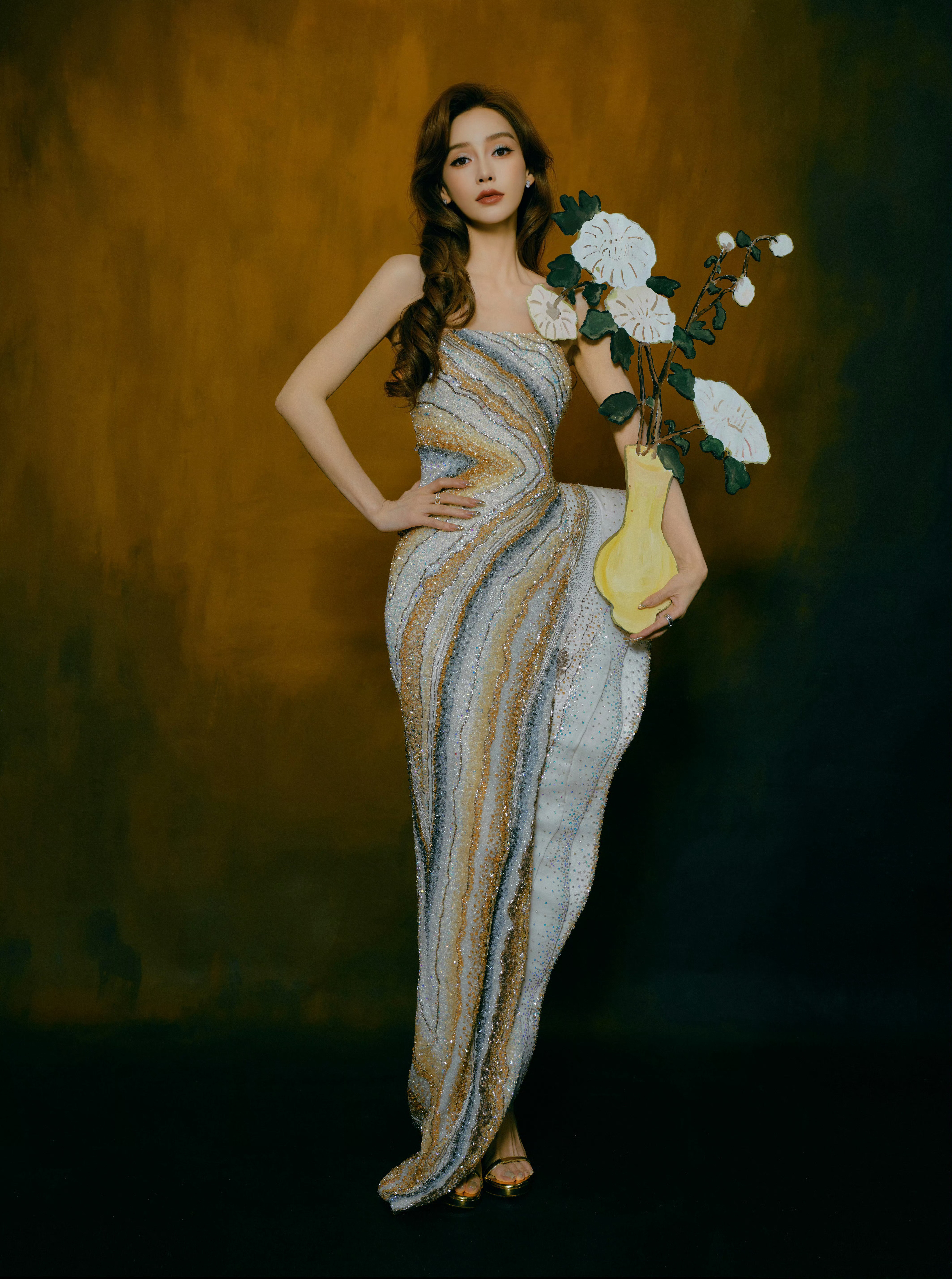 Angelababy｜品牌直播造型出图，上身Rahul Mishra 2026春