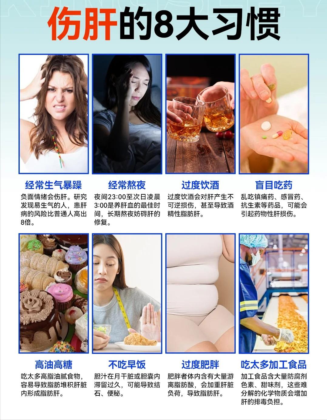 警惕！这 8 大伤肝习惯！