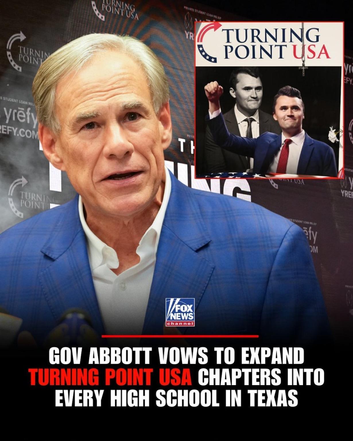 德克萨斯州转折点

州长格雷格·阿博特宣布了一项全面计划，要在德克萨斯州每所高中