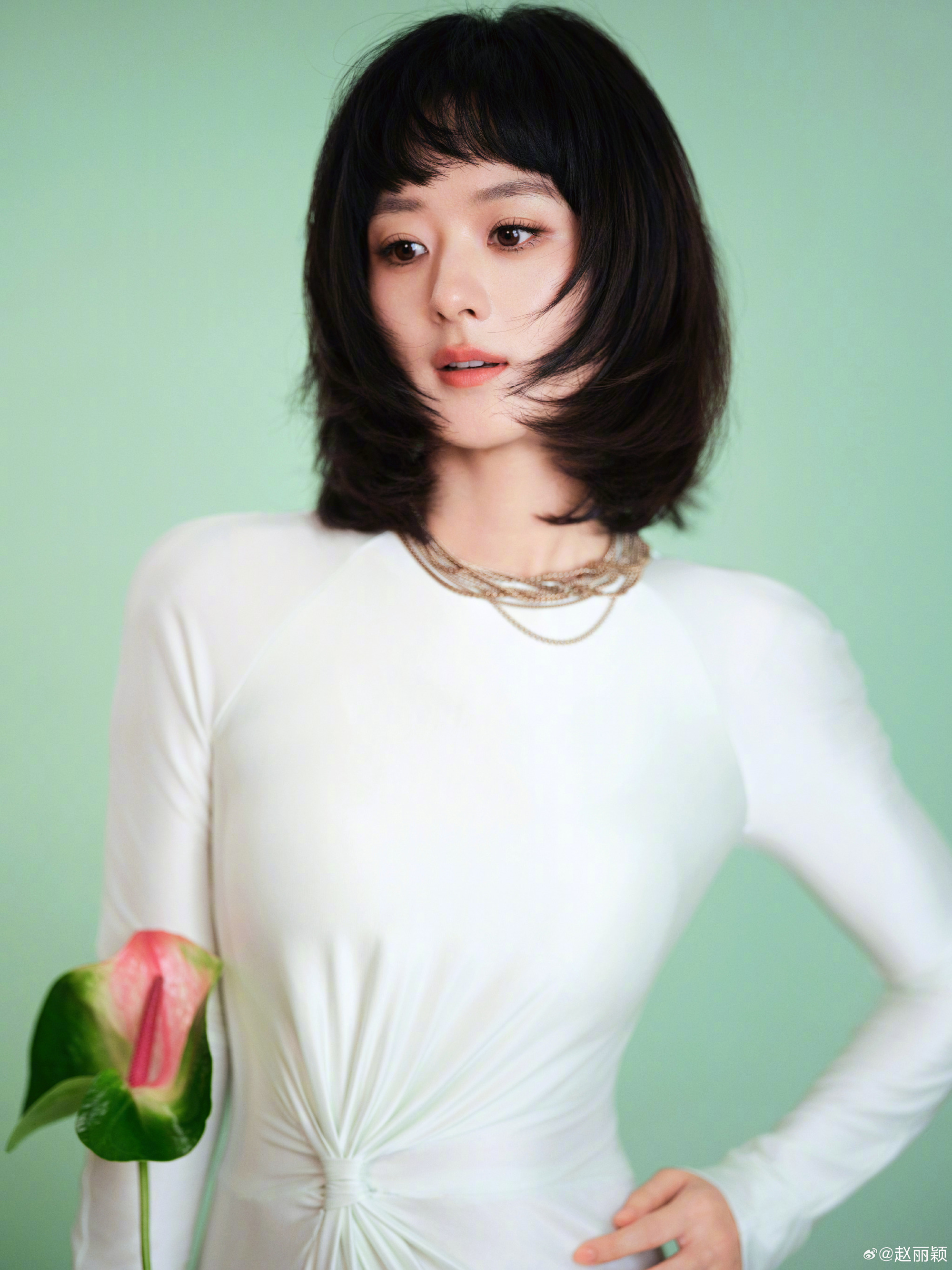 赵丽颖喜欢自己的新发型赵丽颖新发型🈶！好青春好灵动啊扑面而来的春天气息～ 