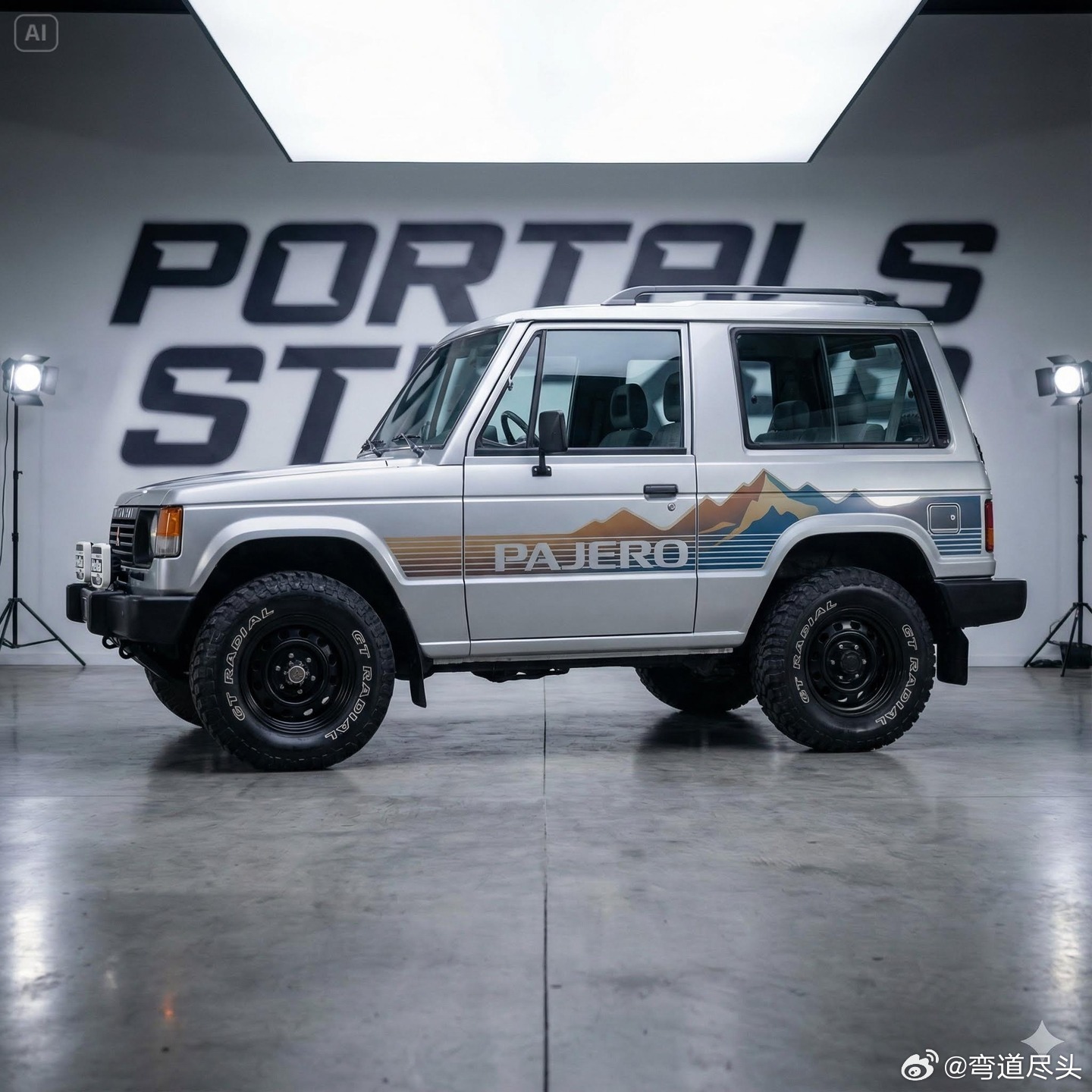 帕杰罗  1990 Mitsubishi Pajero 2-door 纹身版马年