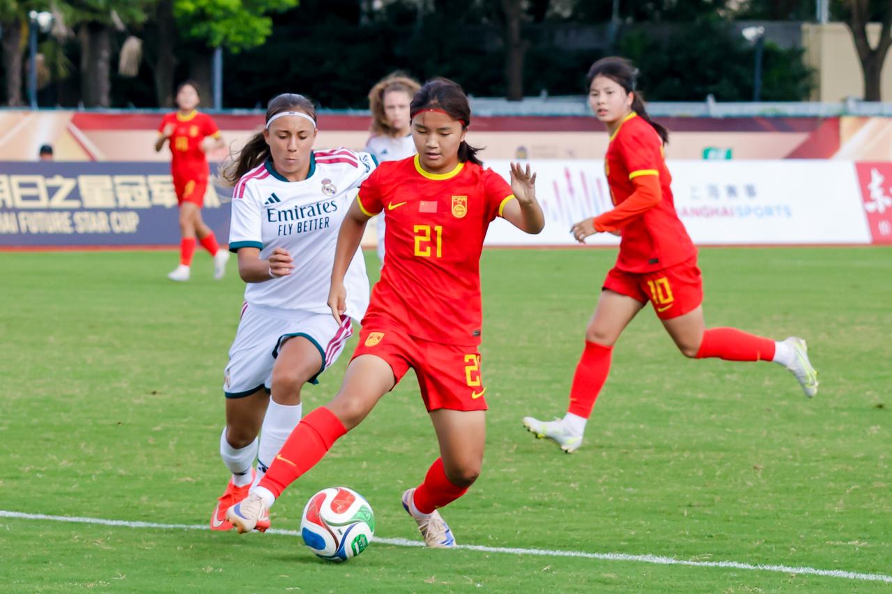 炸裂6-0！中国U17女足横扫皇马梯队，豪取冠军杯季军✨

谁说中国女足青训不行
