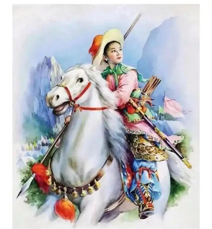 上联：画上菊花开不败，
下联：窗前芍药绽无痕。