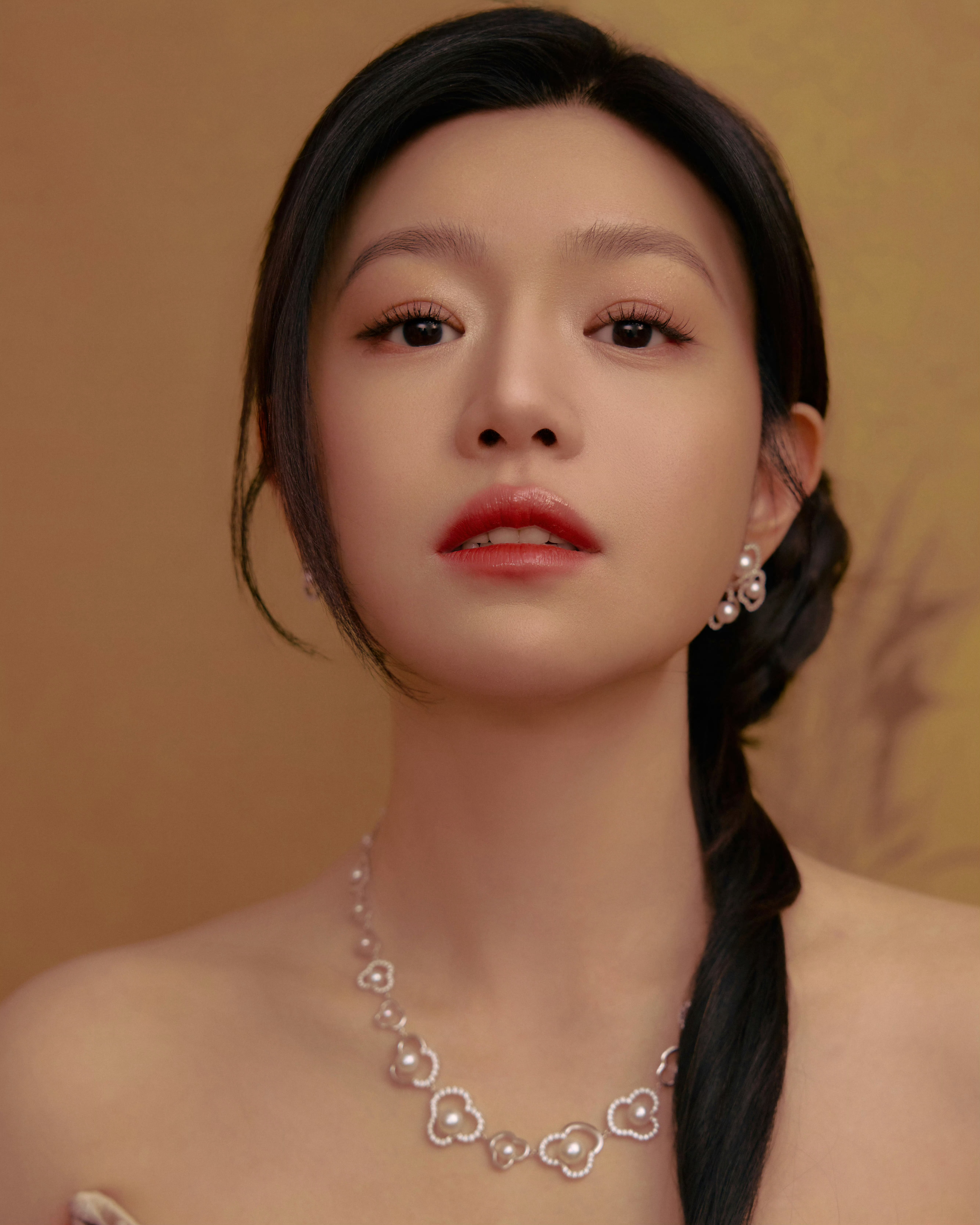 陈妍希陈妍希冬日蜡梅