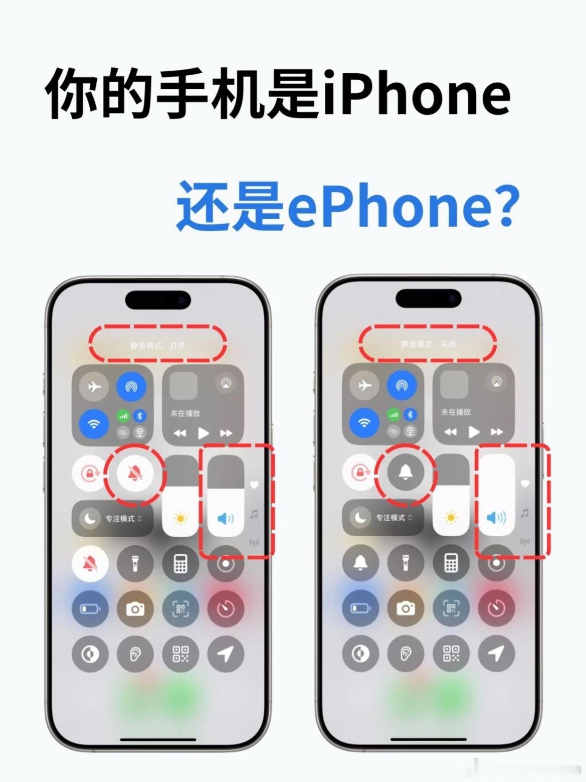 iPhone两个核心按键的科普小知识👇左边是标准的「iPhone」使用状态：物