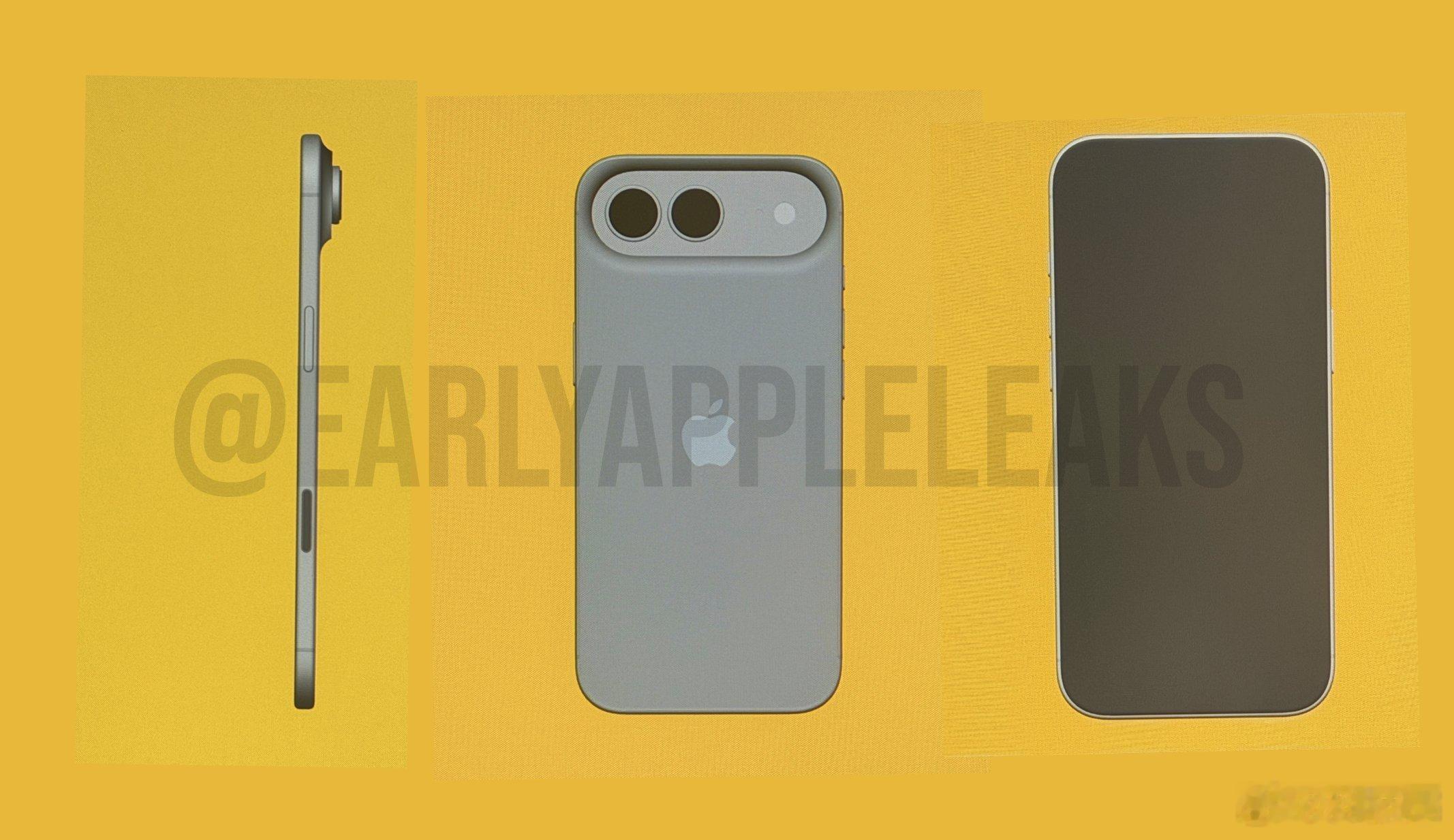 这就是传闻中的iPhone Air2，双摄，依旧超薄 