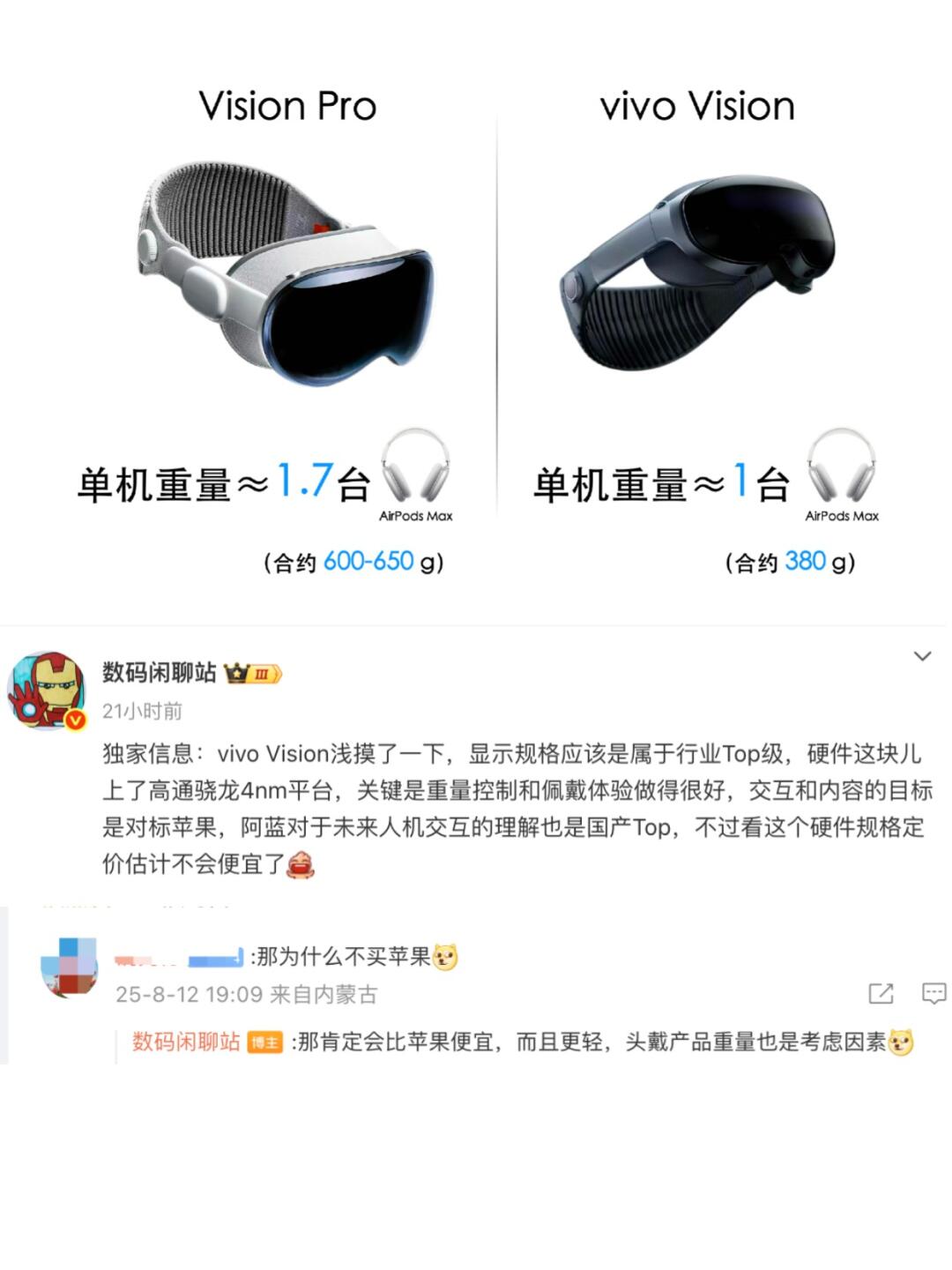 听说vivo Vision可能不到一万块钱