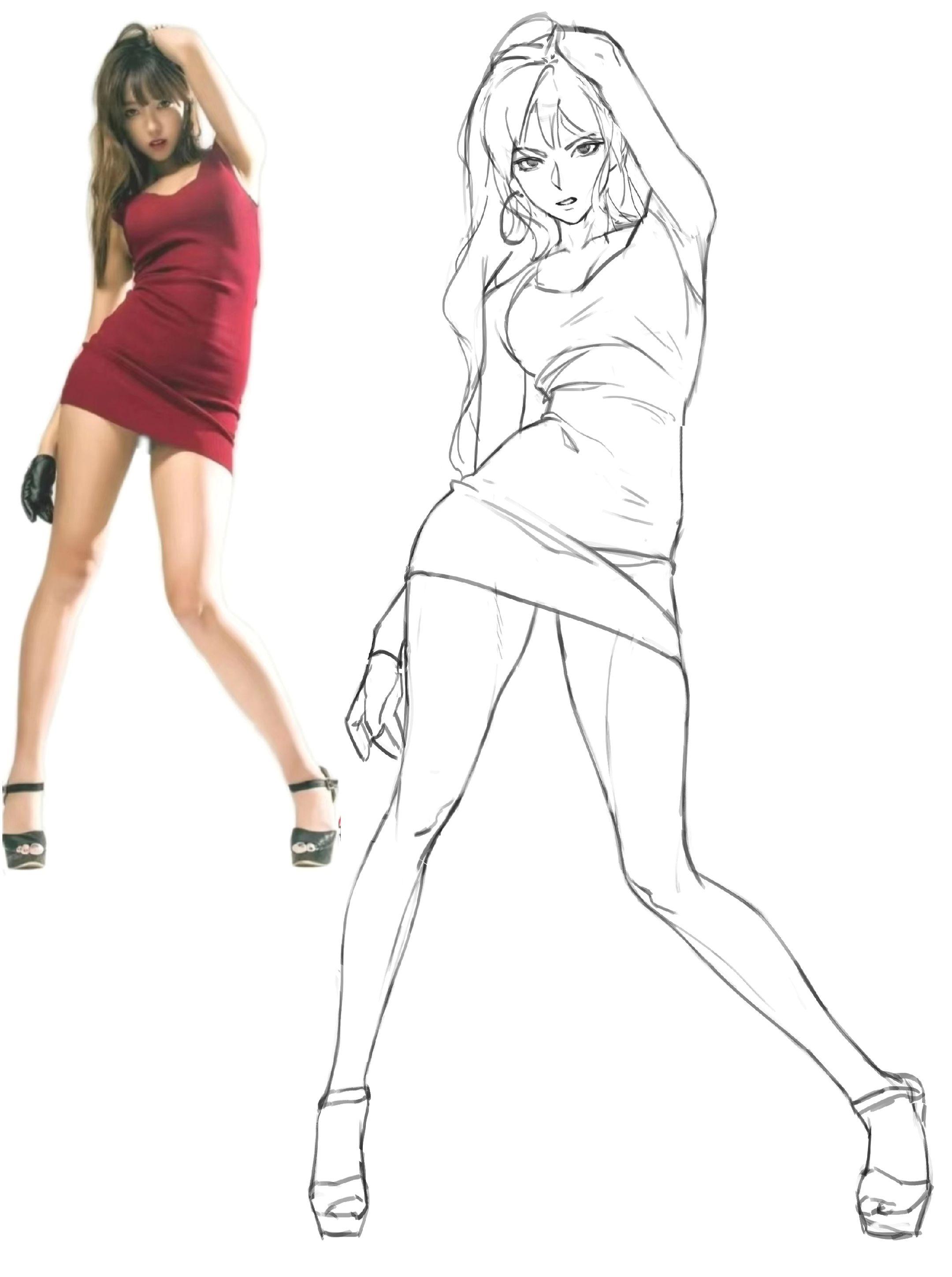 画一张很神秘的速写。最近很多人画 我也来