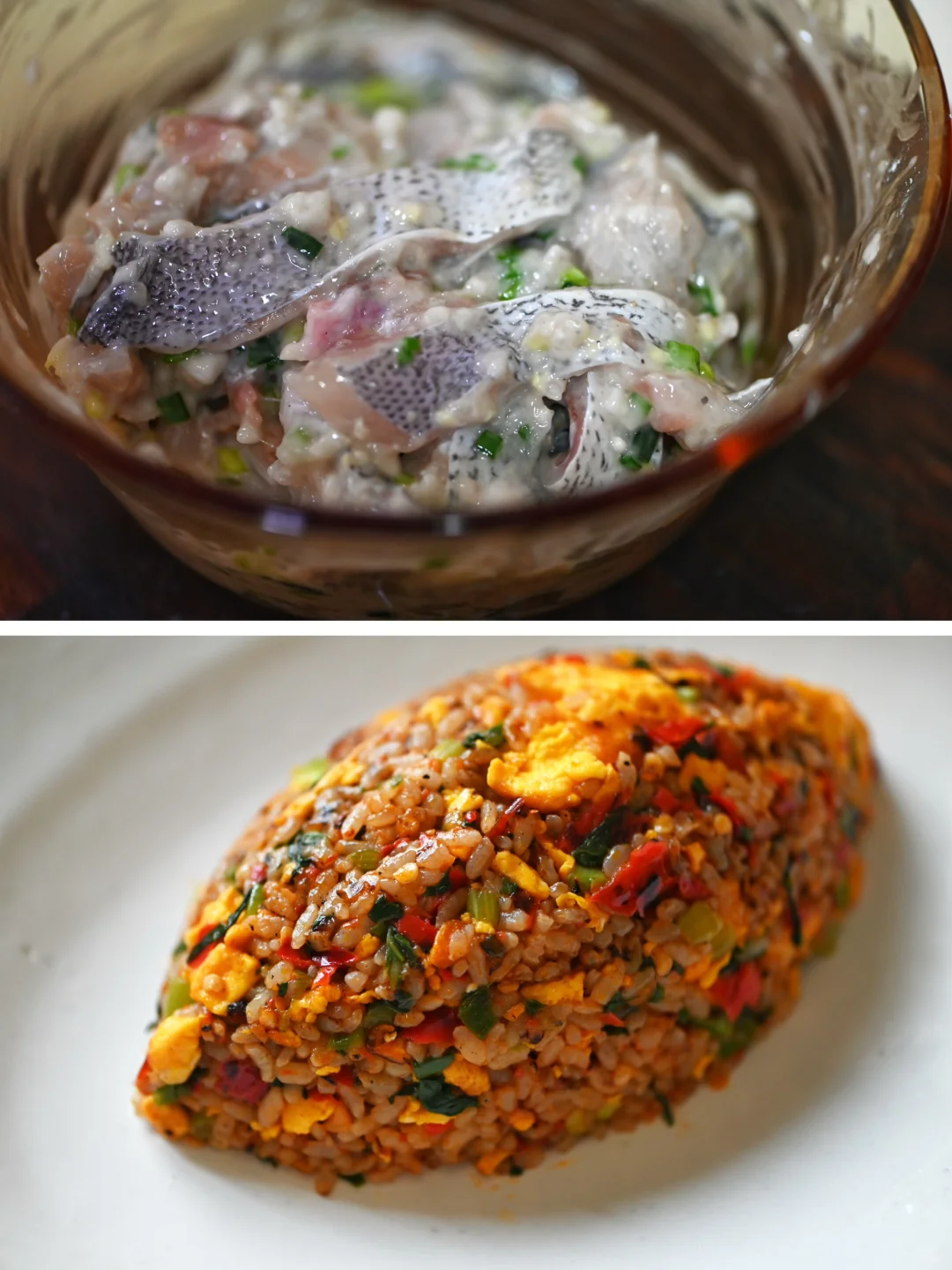 一碗热饭一碗热汤，甩起来吃。