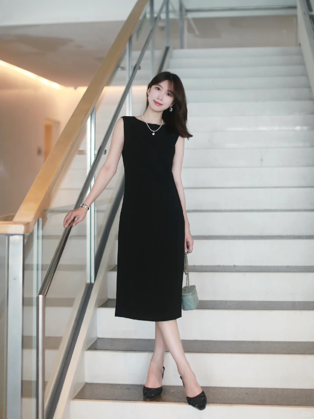 通勤穿all black⚫️