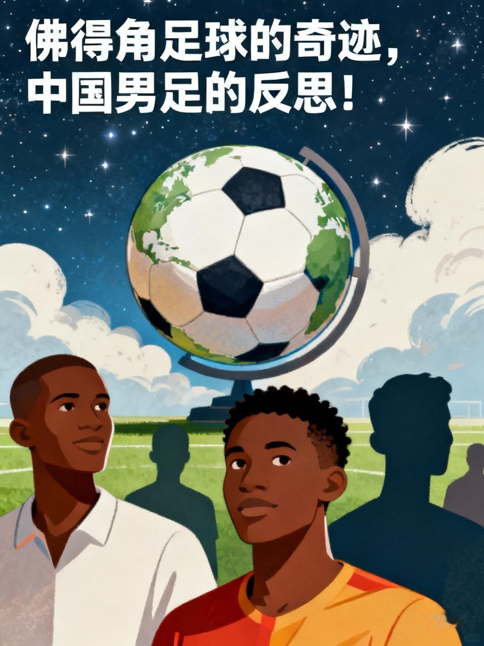佛得角足球的奇迹，中国男足的反思！

昨晚阿根廷与佛得角的比赛，佛得角队的表现堪
