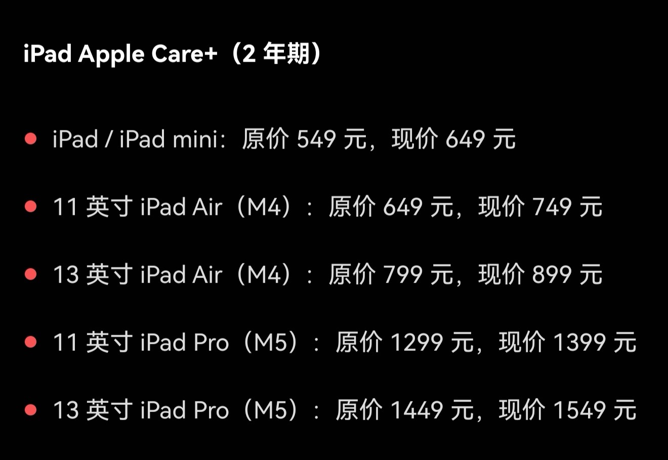 日子不好过啊连Apple Care＋都涨价了