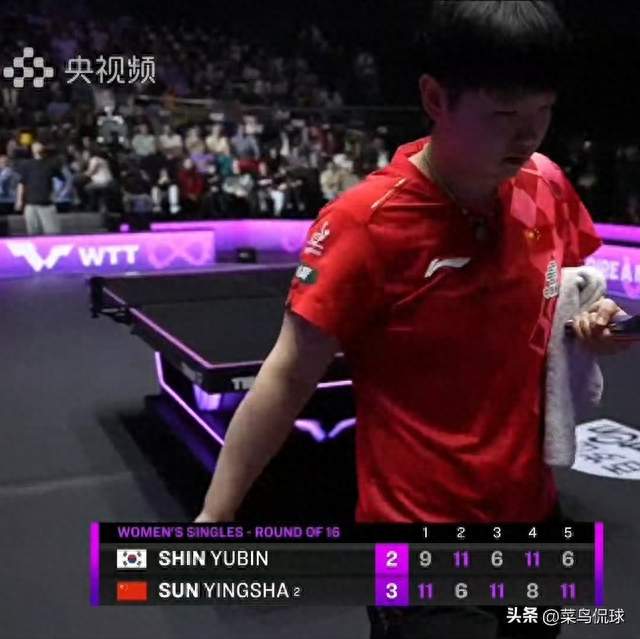 孙颖莎3-2，赛后采访很中肯，程靖淇赛后直言状态不稳