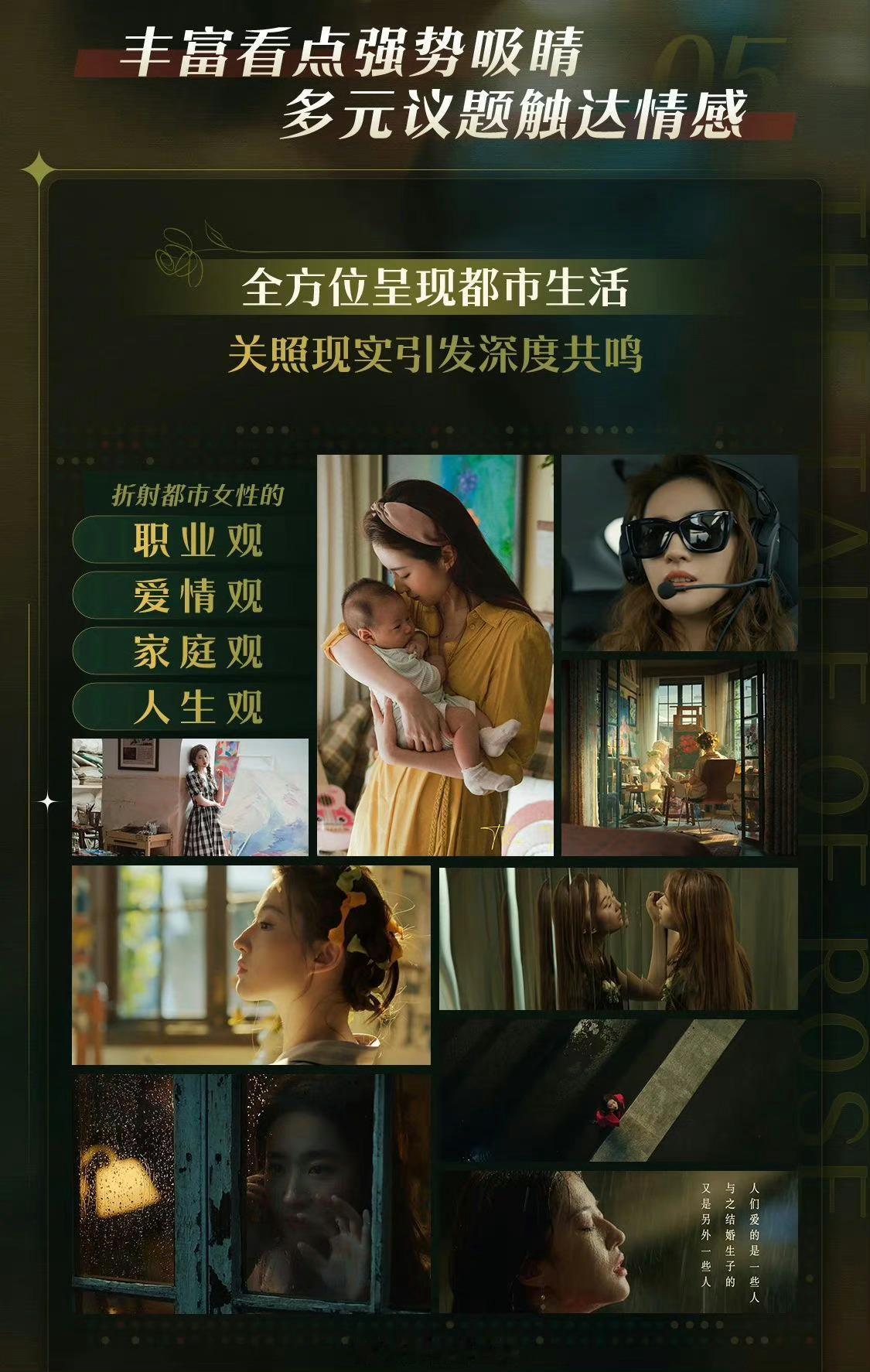 #刘亦菲玫瑰的故事开启招商#都市先锋巨作，王炸来袭，期待刘亦菲玫瑰的故事早日播出