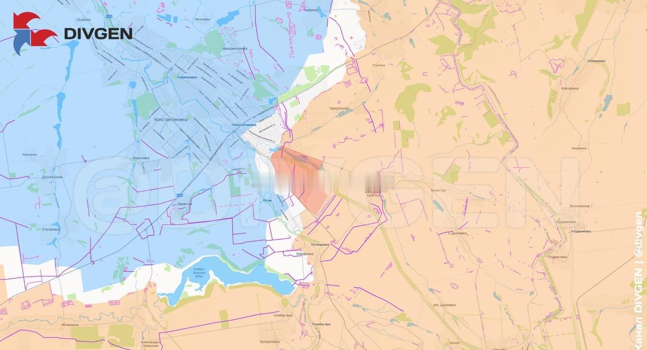 康斯坦丁诺夫方向。俄军突击小组已进入伊万波利亚北部
欢迎加入:北哈尔科夫和苏梅自