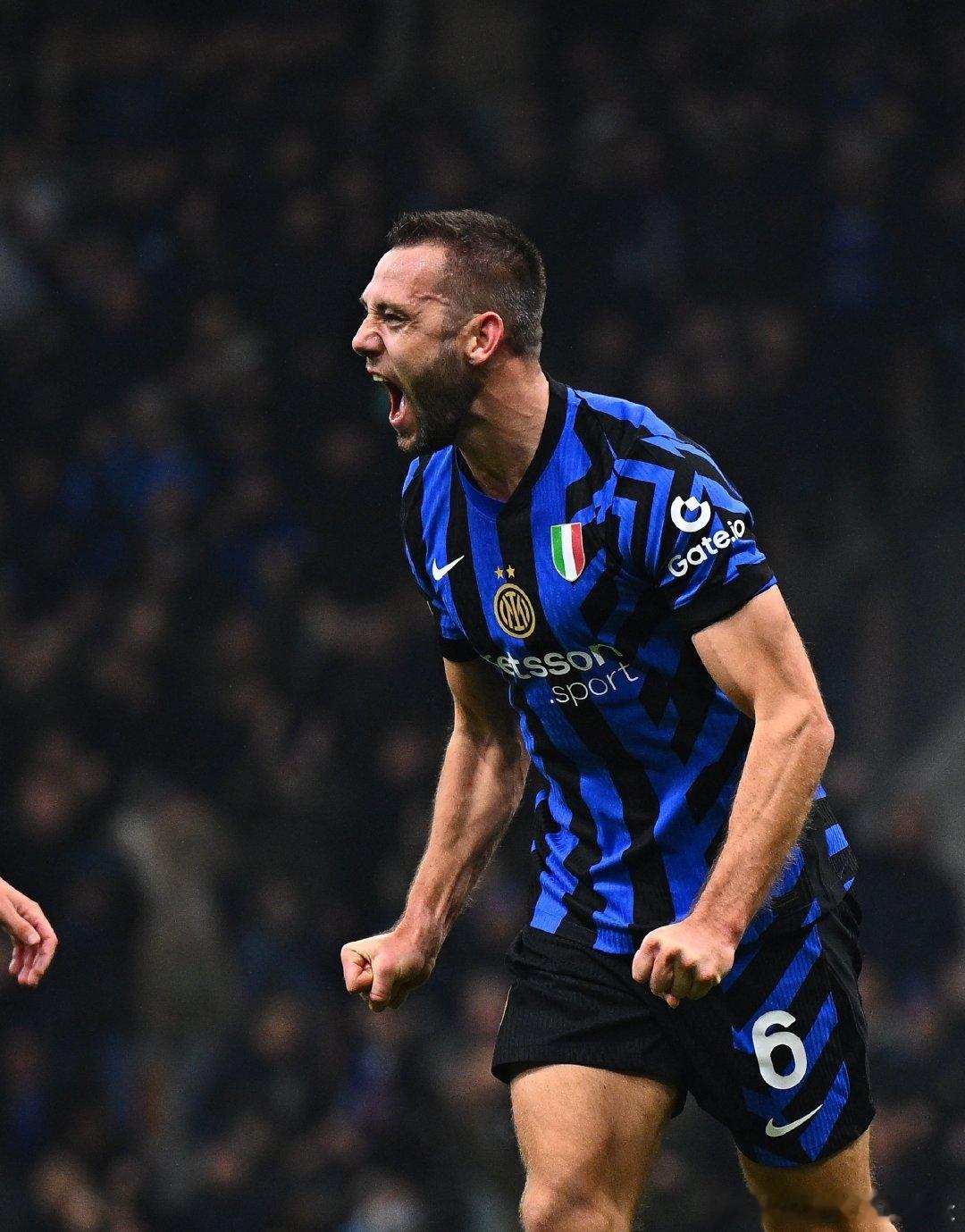 为了胜利，前进！ ForzaInter   欧冠联赛   国际米兰1比0莱比锡 