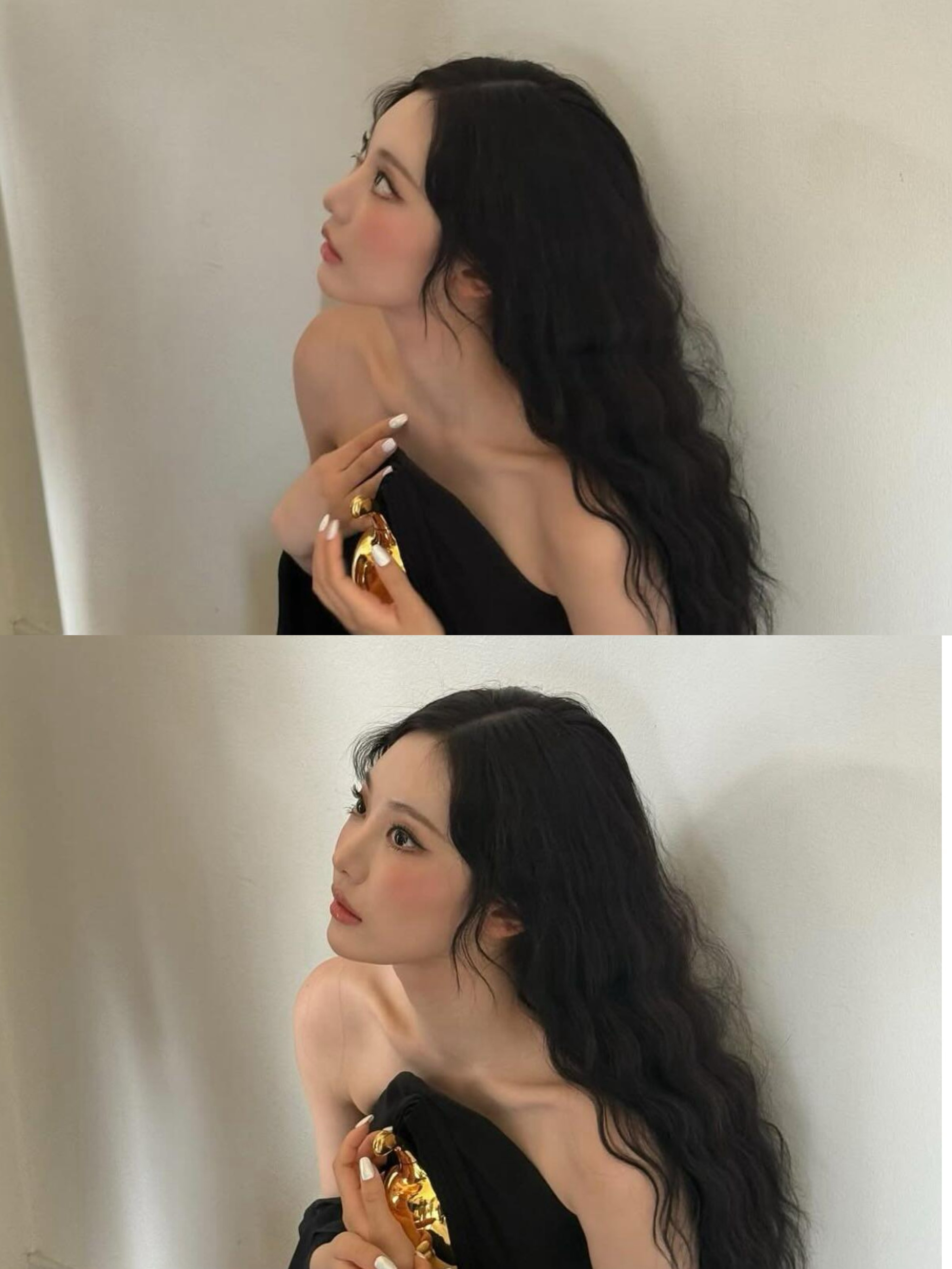 宁艺卓今日ins更新📸好喜欢前三张的造型，像希腊女神[拜托] ​​​