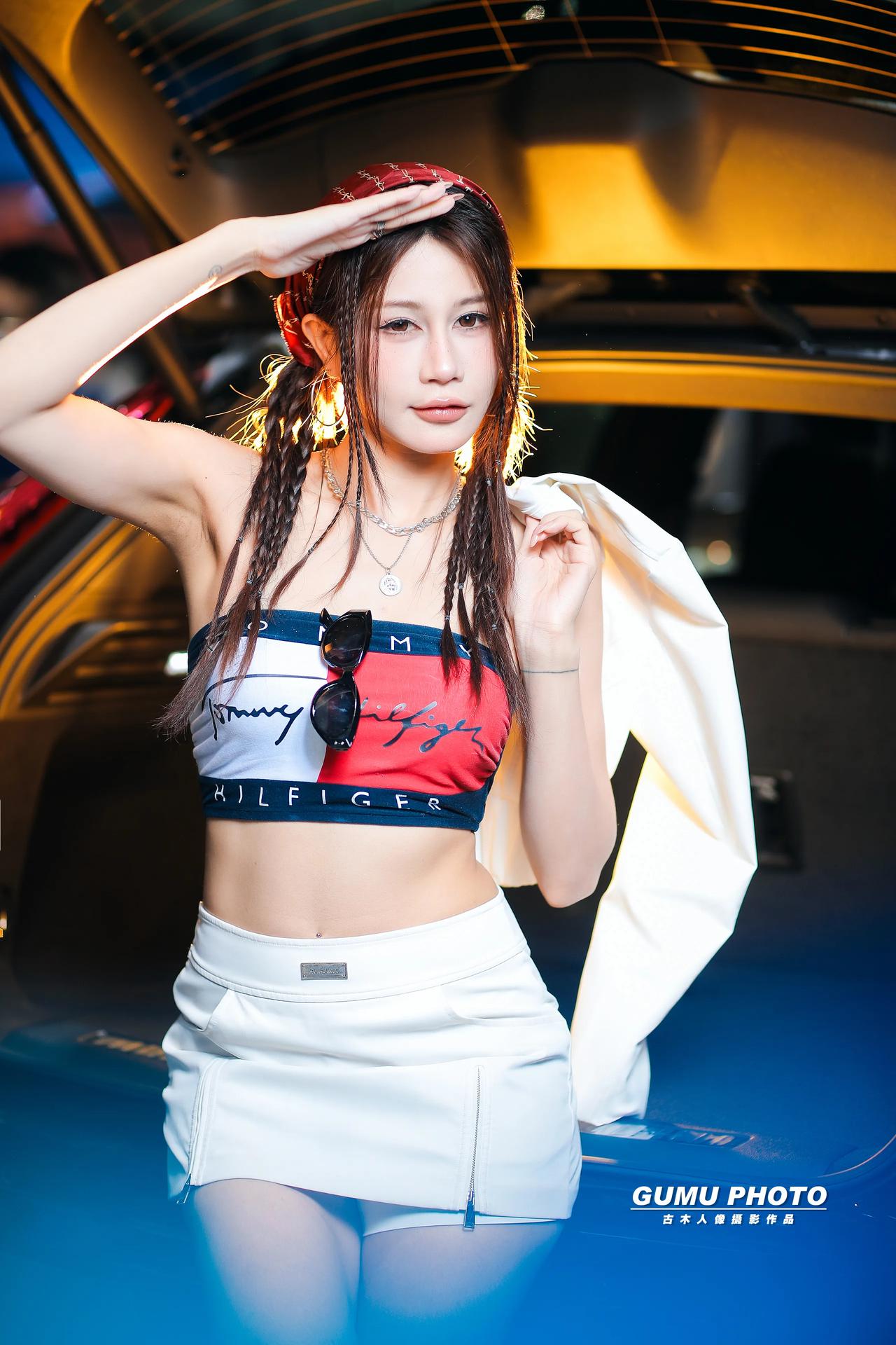 2026重庆车展凯迪拉克展台模特