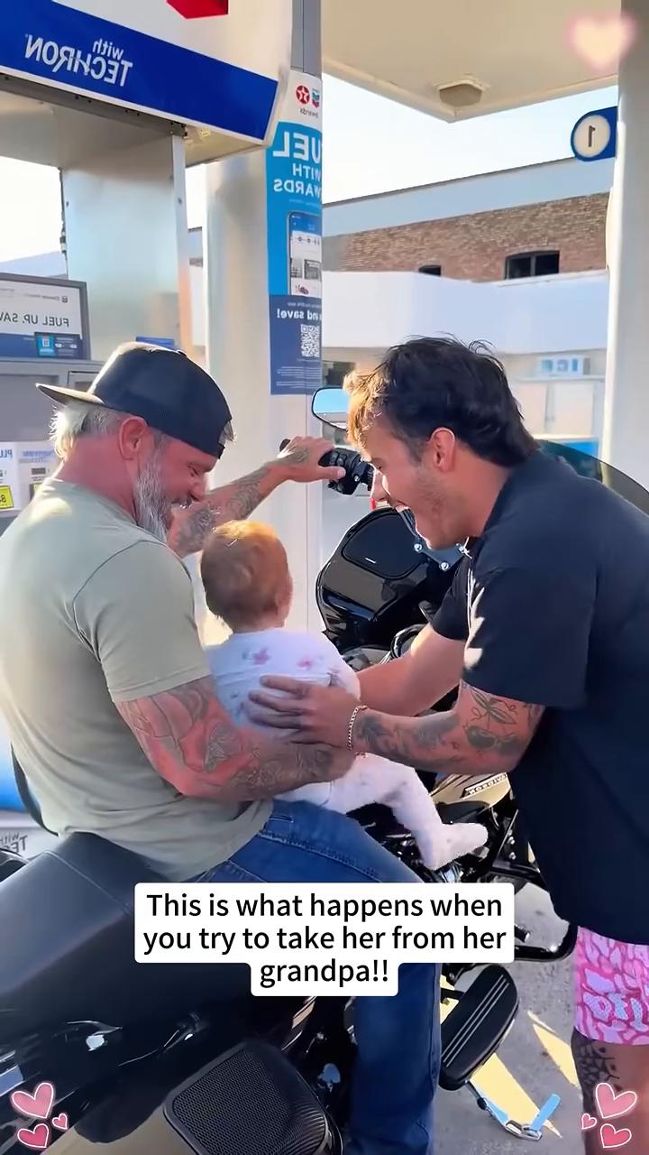 When I pick my child from the grandparen