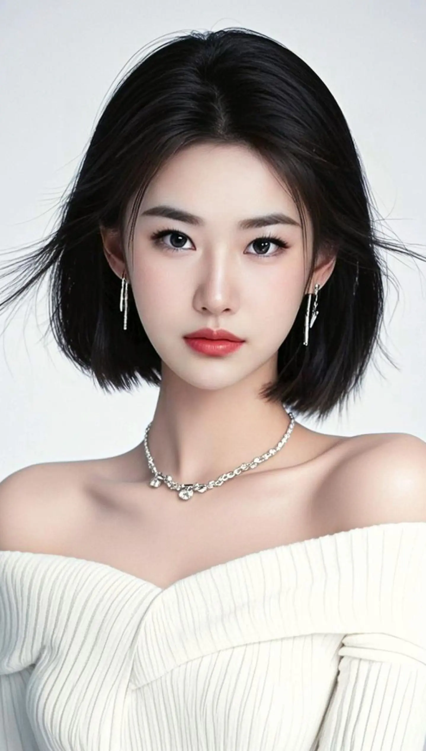 AI清新短发写真 随变ai随便玩