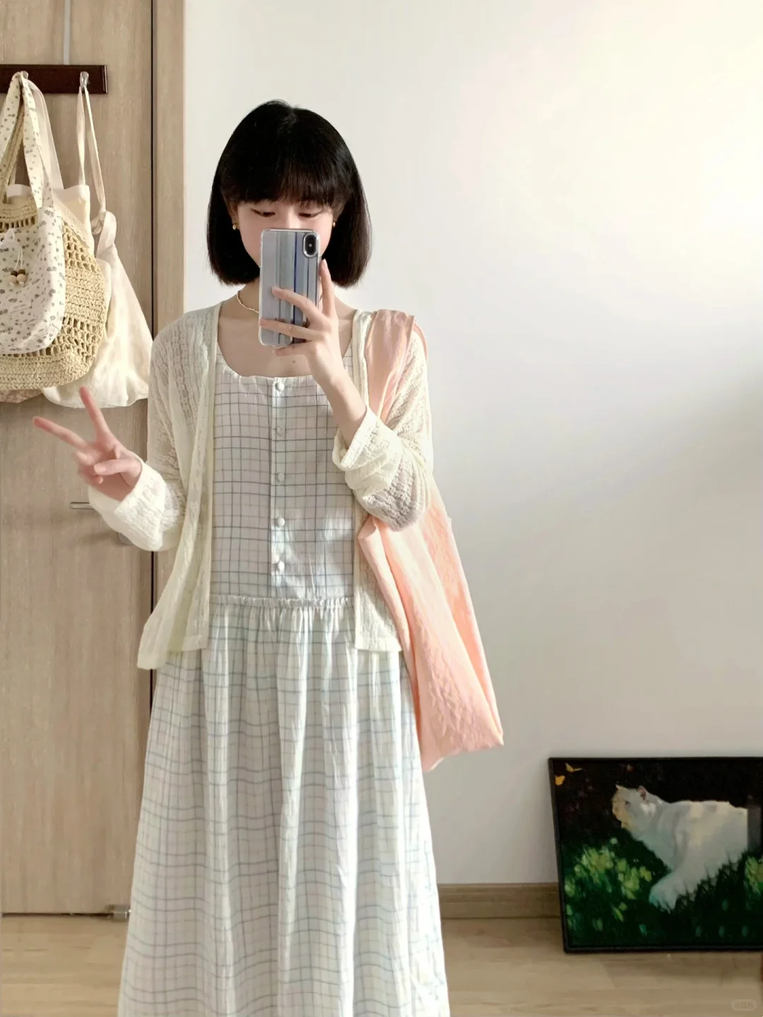 🍃夏天穿格纹裙真的很文艺少女！