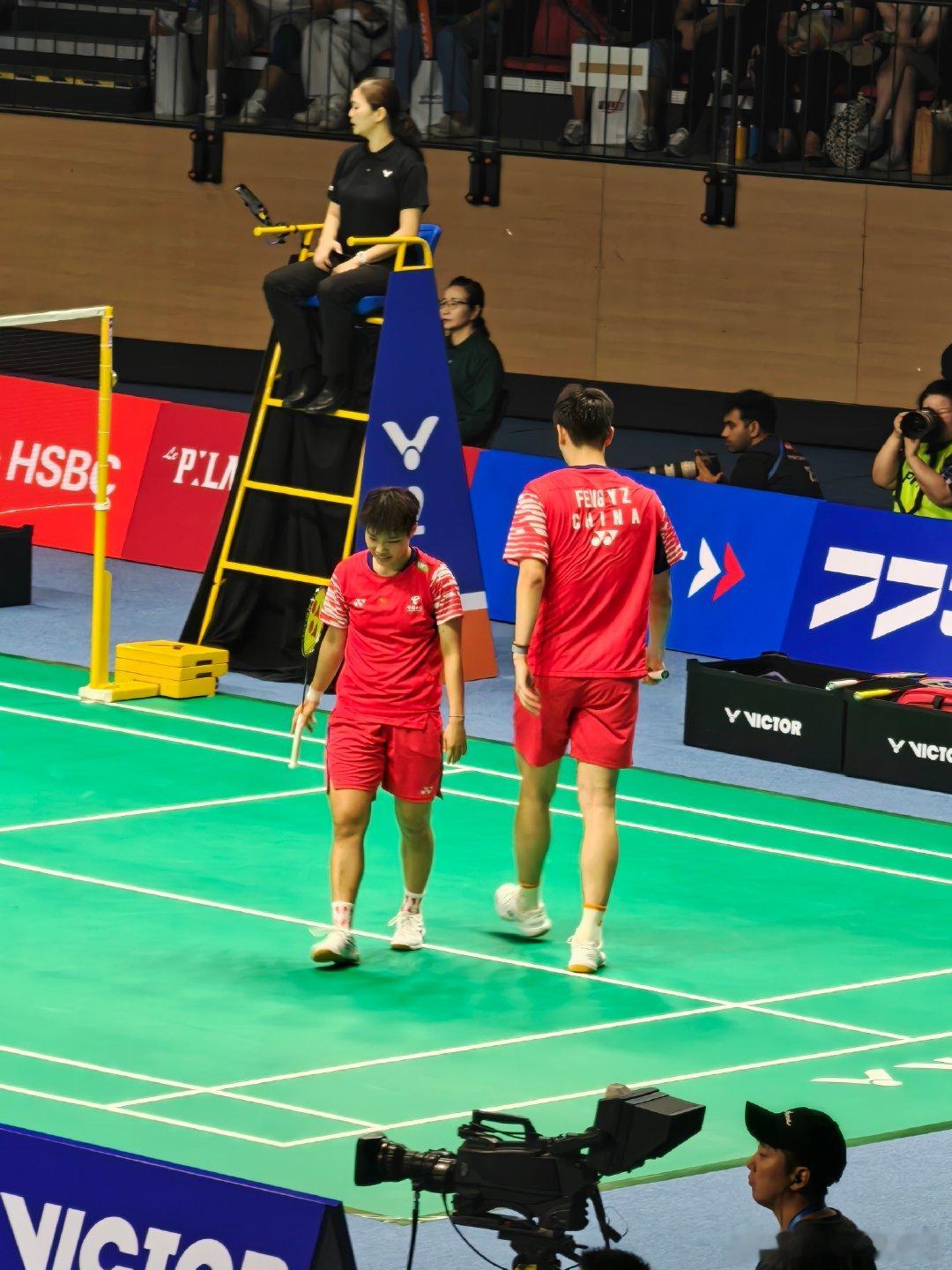 冯彦哲/黄东萍🇨🇳 22-20、21-12 🇮🇩西亚纳维/马尔瓦混双决赛