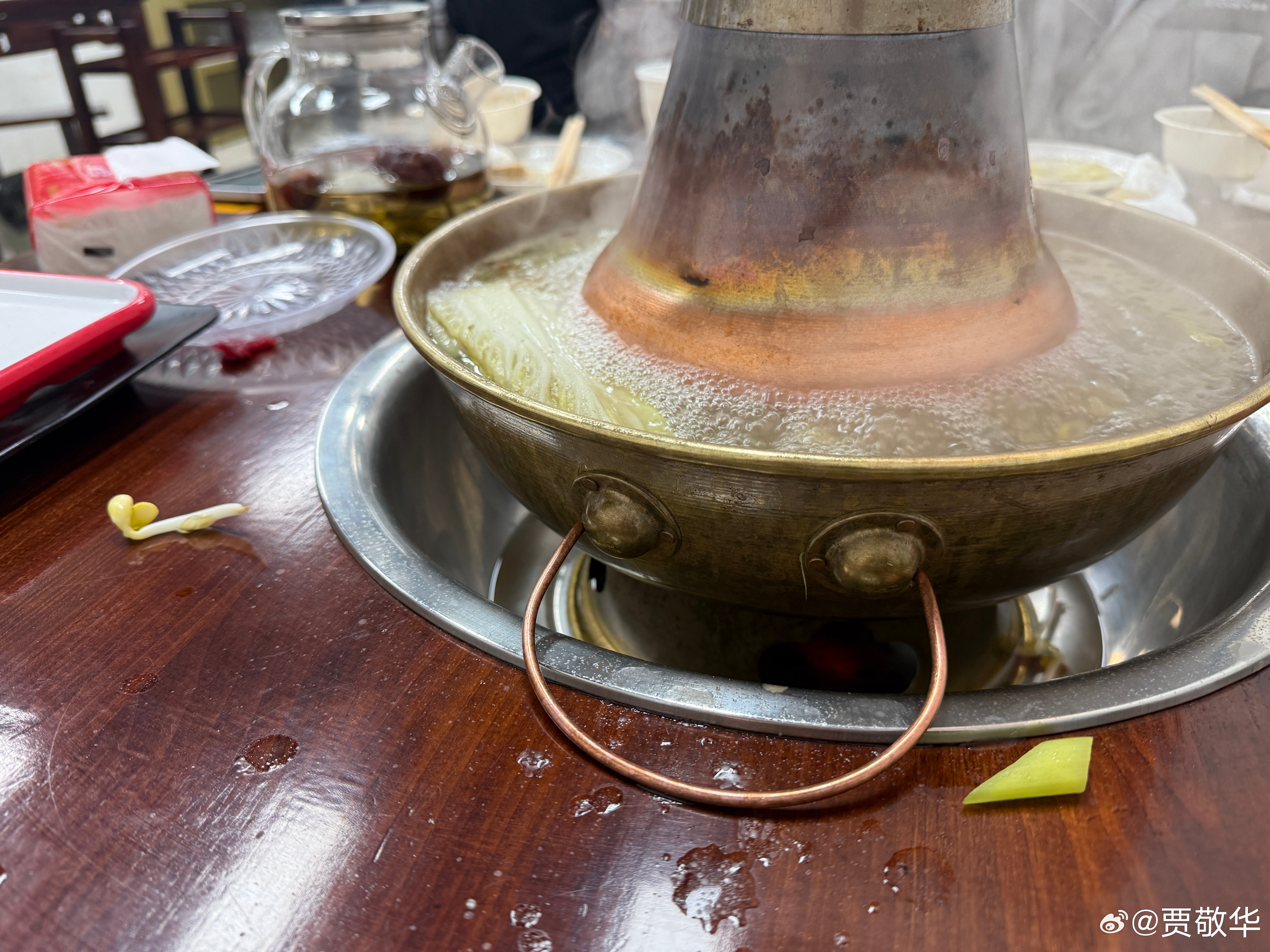 火锅吃起来直接梦想成真了，哈哈！ 