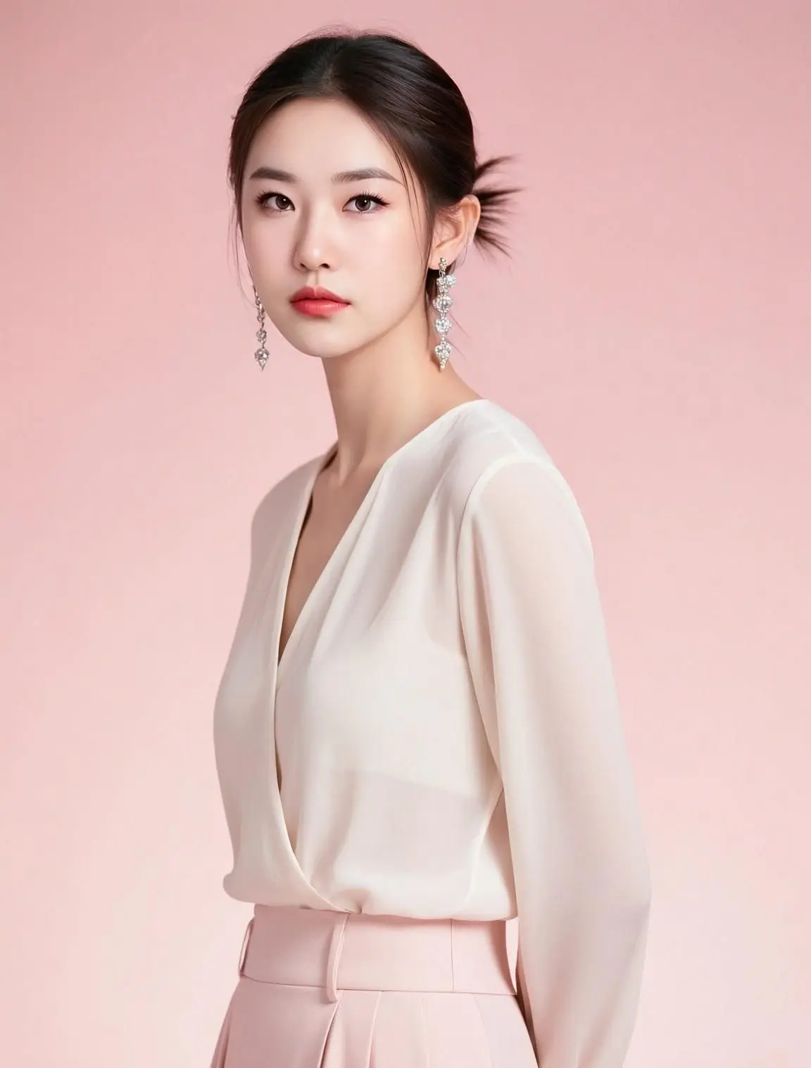 AI粉调时装写真 ai创作