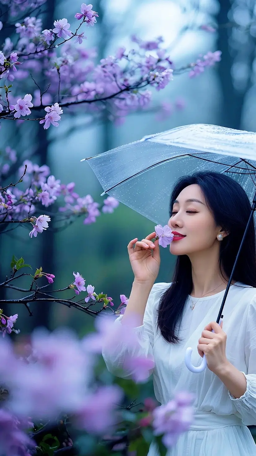 AI雾中赏花照 随变ai随便玩 玩法达人广告分成伙伴计划