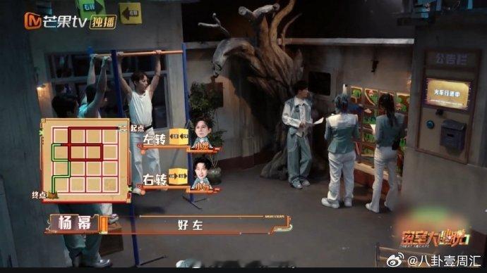 何炅[超话]51岁何老师正是闯的年纪  密室大逃脱何老师在密逃做引体向上太绝了！