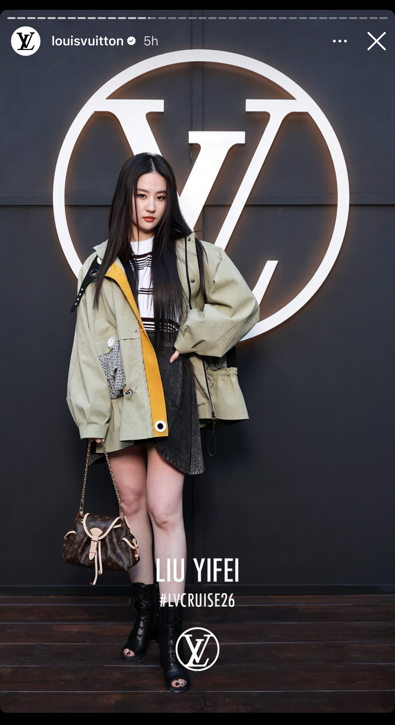 刘亦菲 路易威登官方Ins、Ins Story、FB、Threads、Snapc