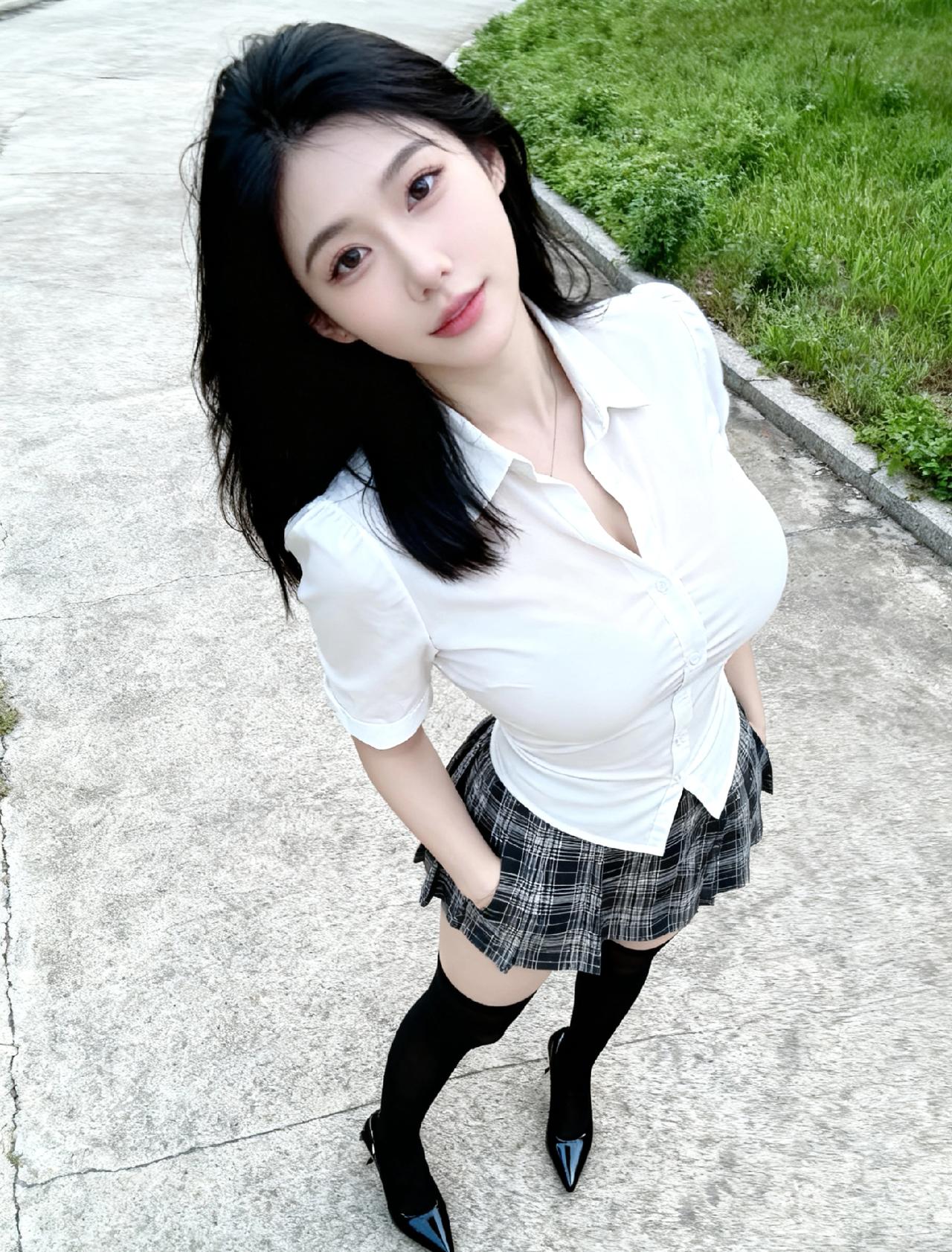 校园风少女穿搭，青春洋溢，甜美可人！💕
甜美系少女穿搭 少女风穿搭 清纯感穿搭