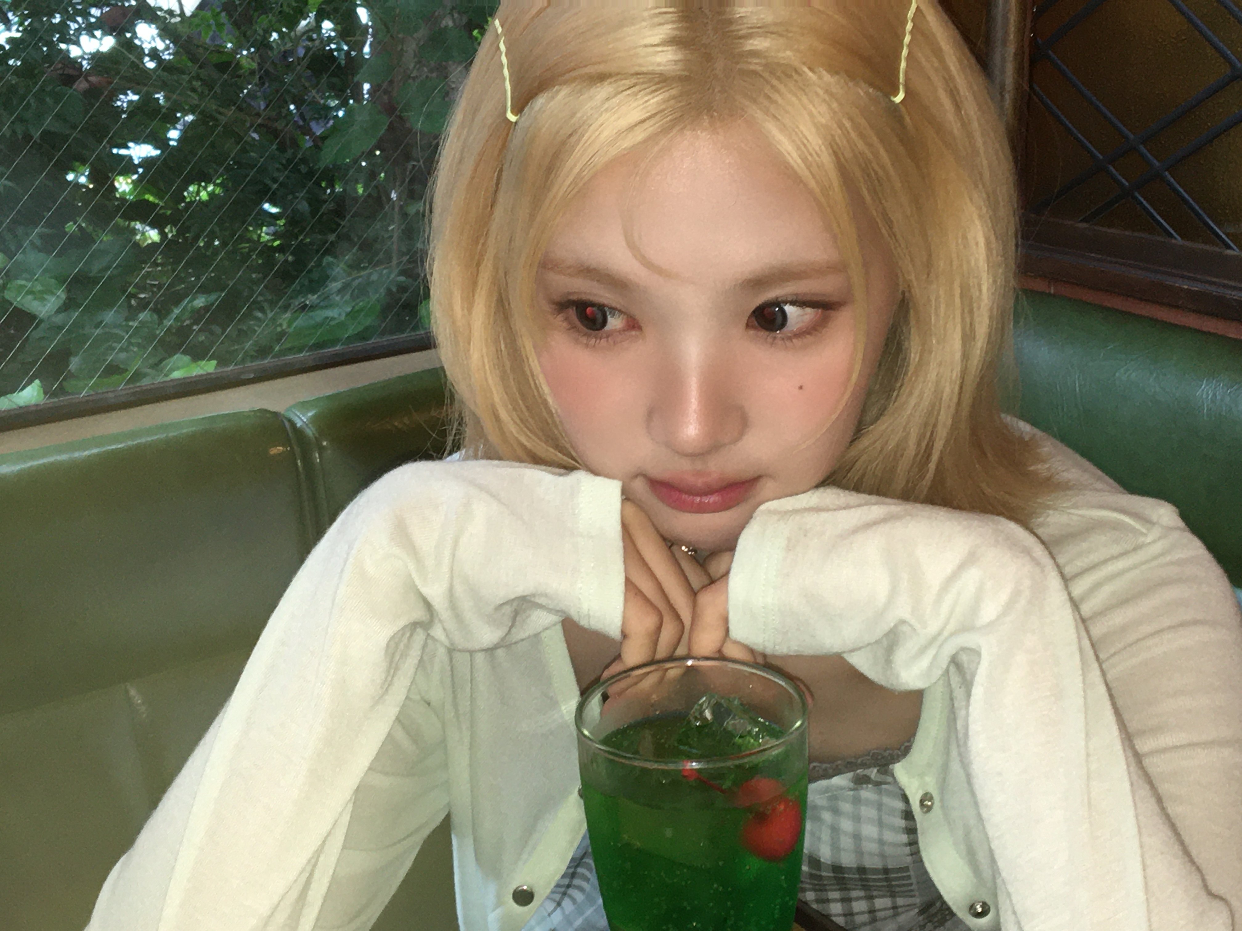 Hearts2Hearts JIWOO💚😶🌫️🧶🧩🧵🍏🧃🌱🍀