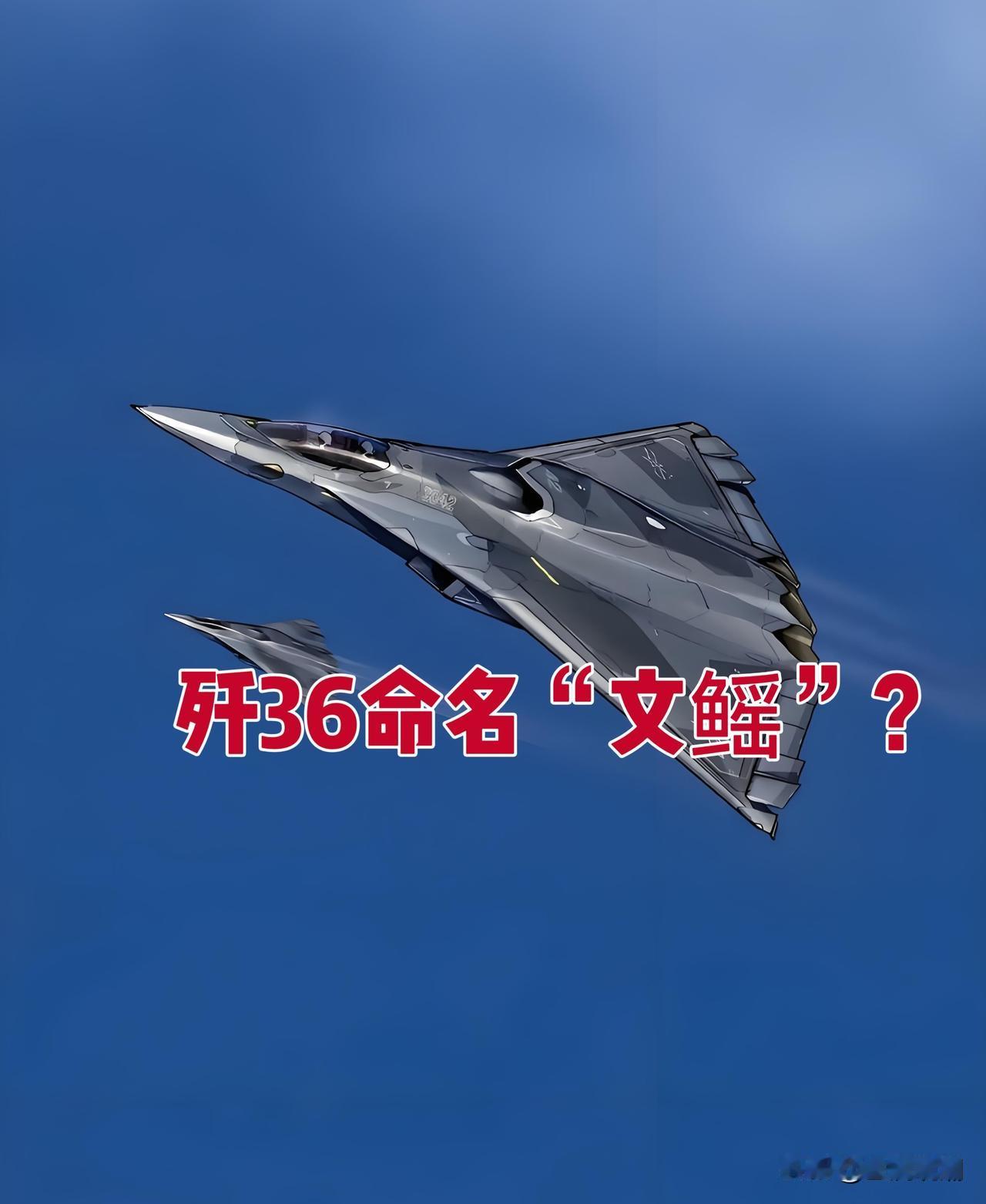 网传歼36战机被命名为“文鳐”？

这个说法是广大军迷的猜测，没得到官方的任何确