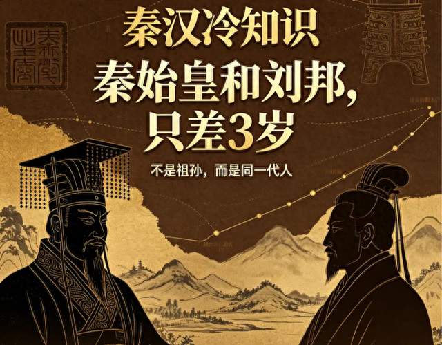 颠覆认知的历史冷知识：秦始皇和刘邦，其实是同一代人！