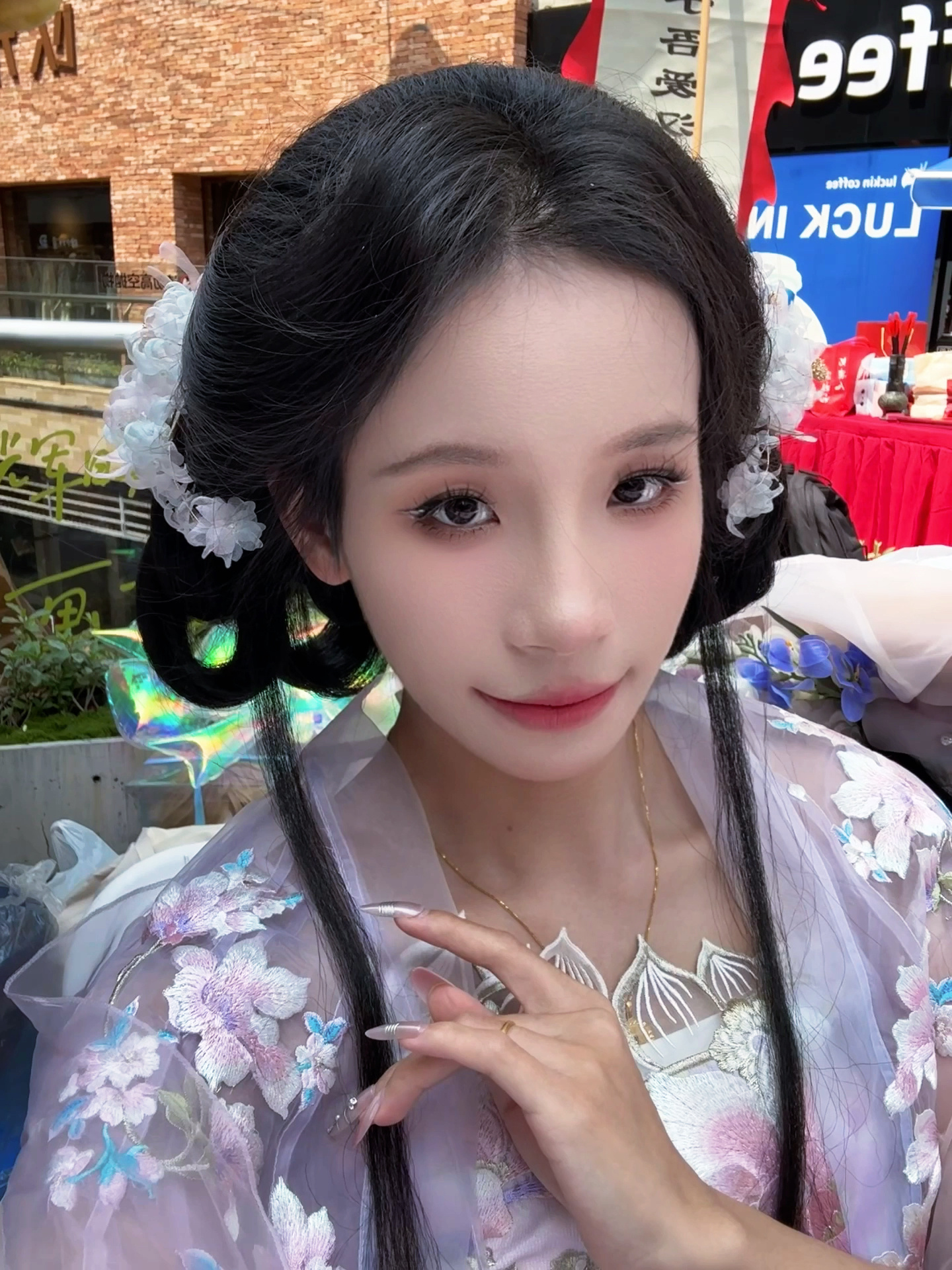 遇见好看的七月花花一定要分享给你呀！日常分享汉服