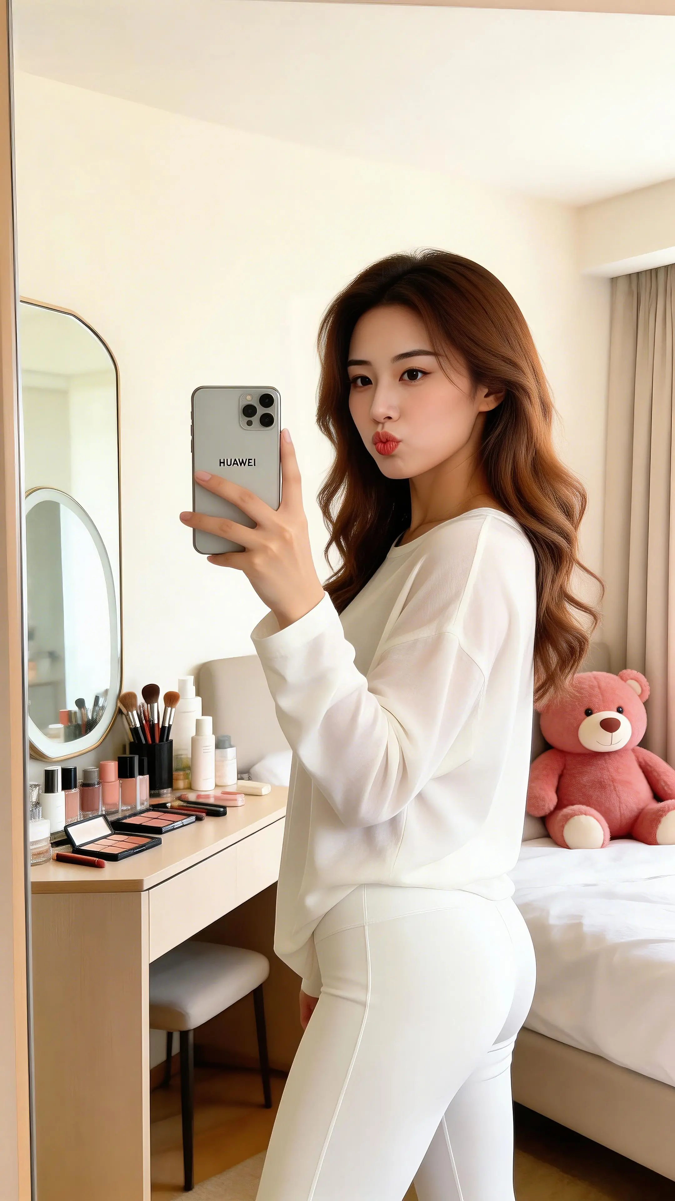 - 嘟嘴卖萌，只为博你一笑～😘