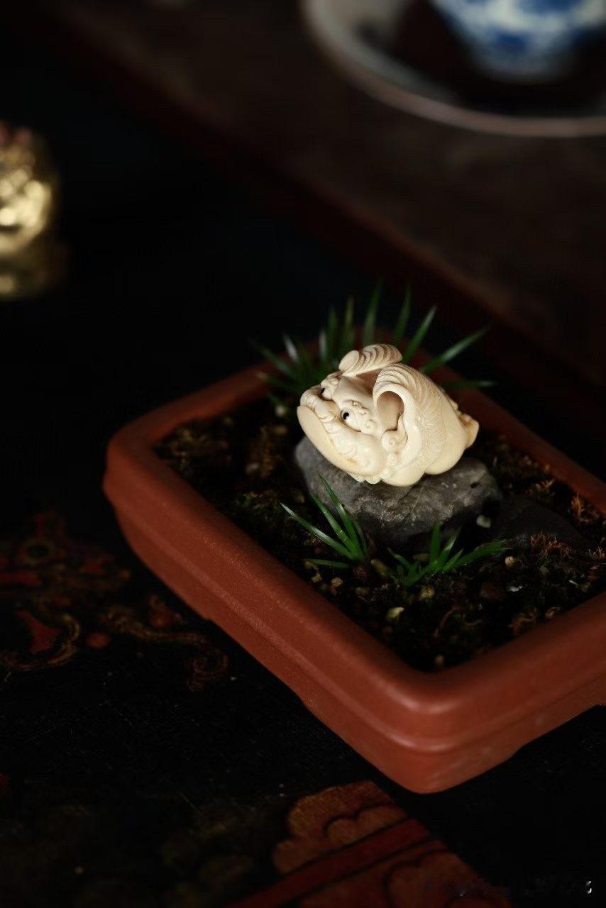 猛犸飞天貔貅｜掌心藏瑞，岁岁兴隆

凝脂温润，一器藏尽中式祥瑞✨

甄选猛犸老料
