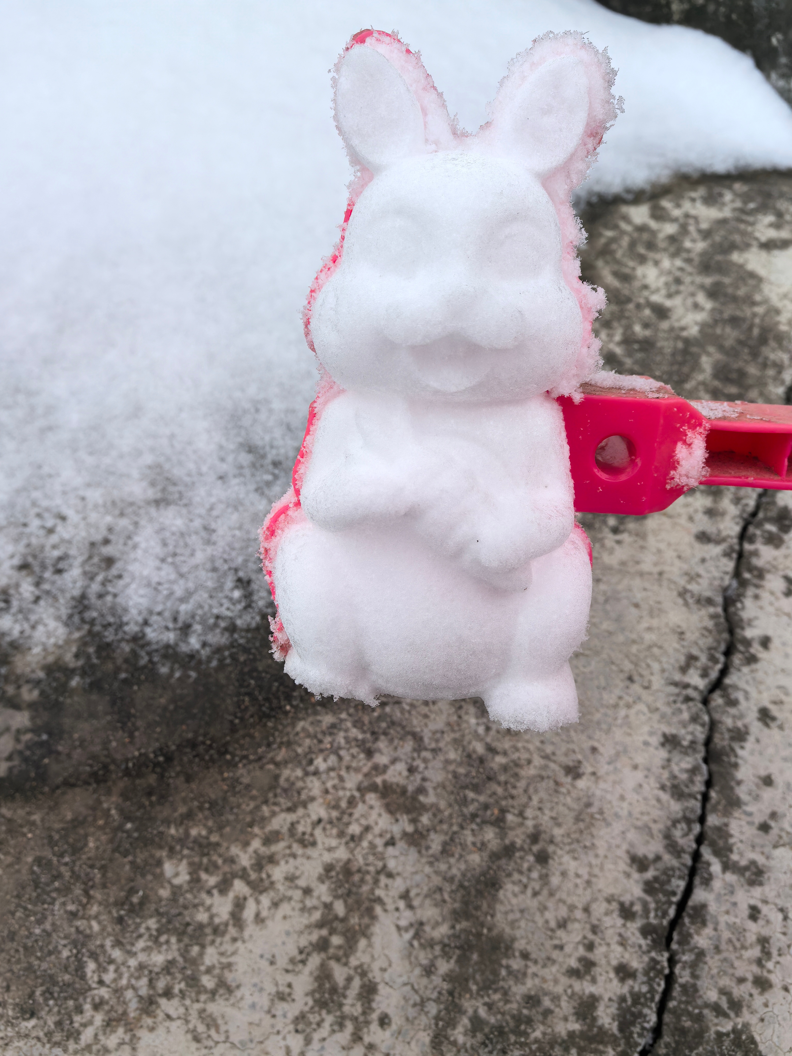 终于轮到我玩雪了 