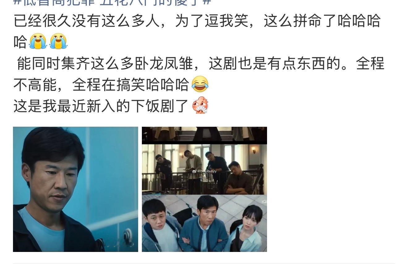低智商犯罪都说这是下饭剧，我信了，结果第一集就炸翔💩💩