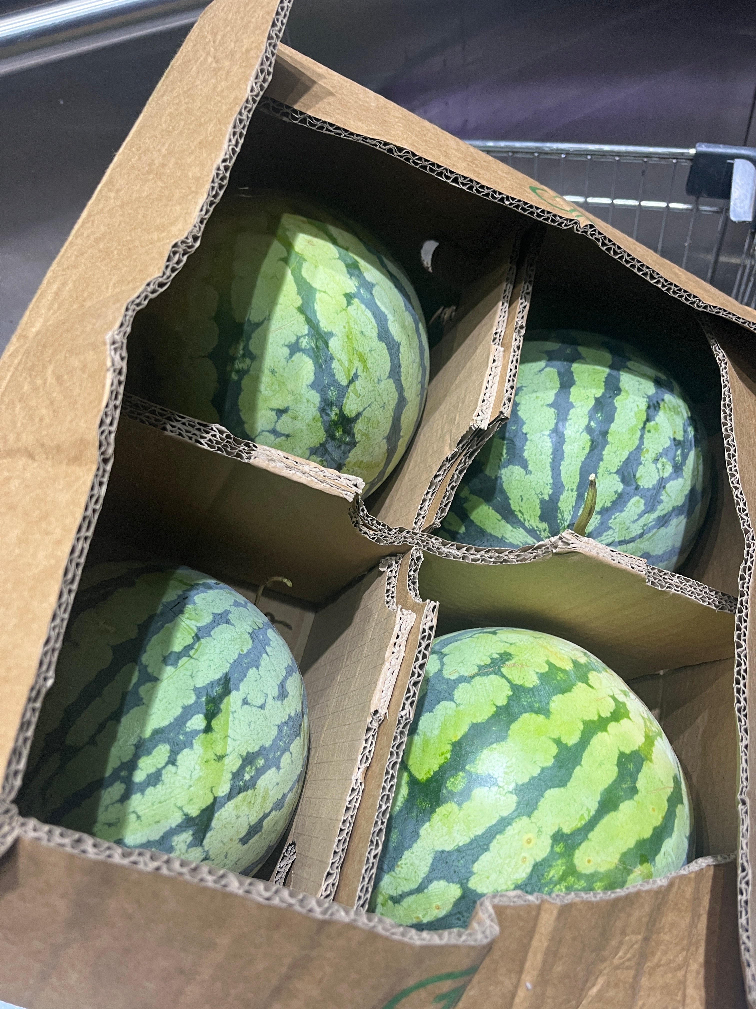 我是买了四个西瓜打算榨汁喝的然后猛子说点个你家刘宇宁KFC的圣代西瓜汁稍微晚点再