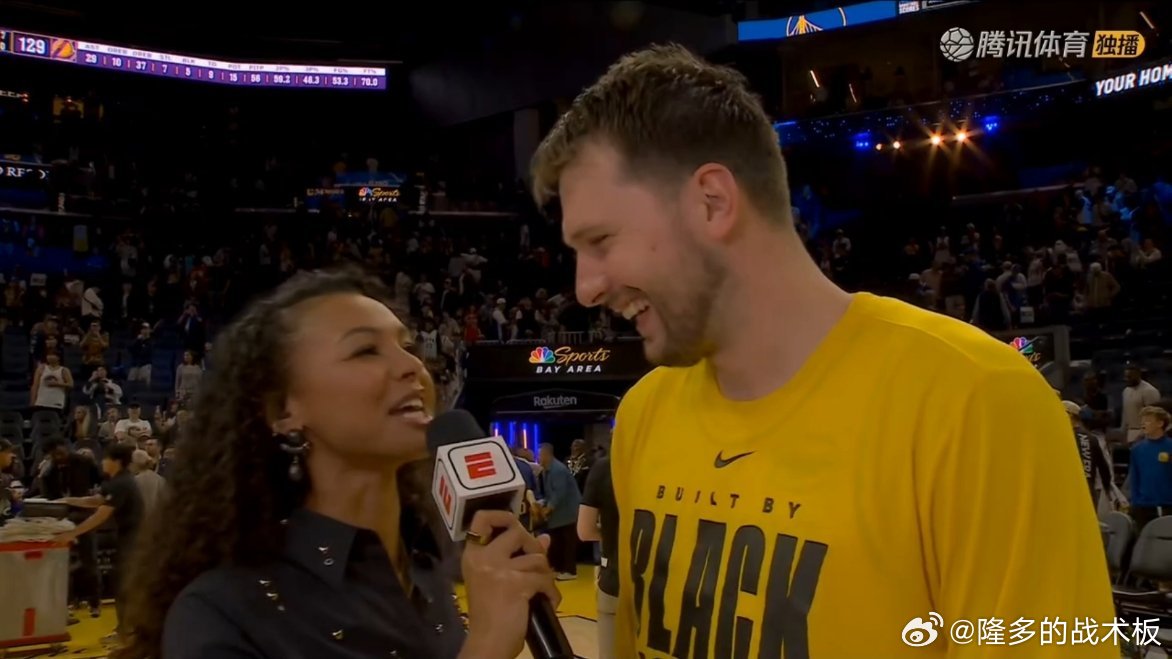 东契奇打趣道，还没有队友送他生日礼物，这太疯狂了湖人vs勇士