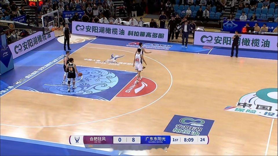 多给点新人机会吧合肥狂风vs广东男篮