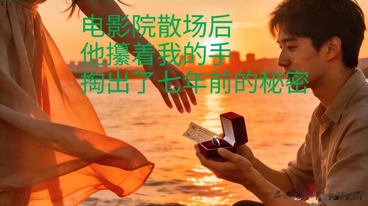 电影院散场，他紧紧攥着我的手，揭开七年前的秘密。
灯光亮起，他猛地抓住她的手。