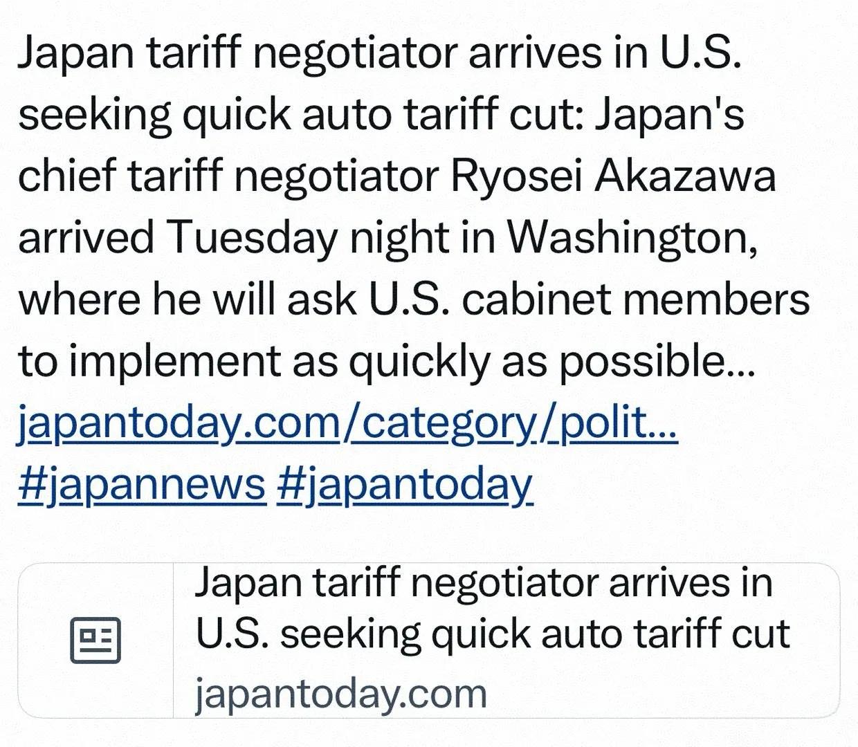 美国总统特朗普这几天很忙，不仅要斡旋俄乌冲突，还要和日本、瑞士的贸易代表扯皮。扯