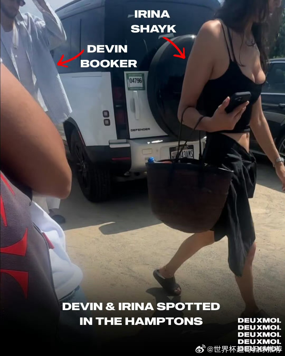 布克与C罗前任交往这女的名字是叫C罗前任吗？ 我罗哥热度太高了，这都能蹭吗？ 